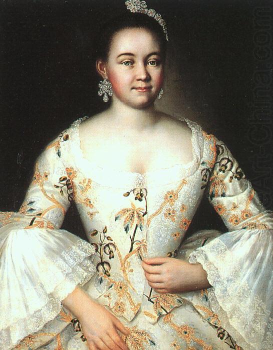 Portrait of Stepanida Yakovleva,  Ivan  Vishnyakov